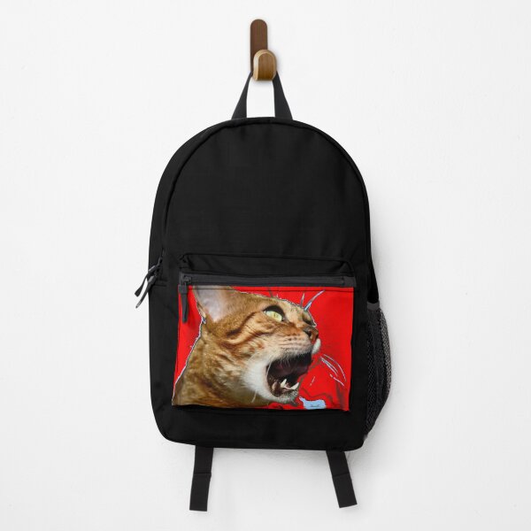 Item preview, Bengal cat – Hissing look with glowing eyes / Swiss Artwork Photography designed and sold by Raphael Wolf.