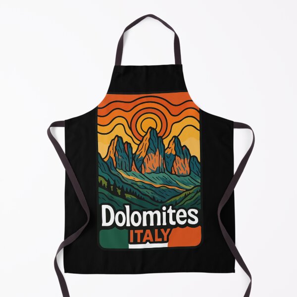 Artikelvorschau, Dolomiten, Italien, Europa – Retro-Reisen entworfen und verkauft von TomFrontierArt.