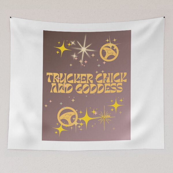 Item preview, Trucker Chick and Goddess - Funny Female Truck Driver Gift designed and sold by Extremeallie.