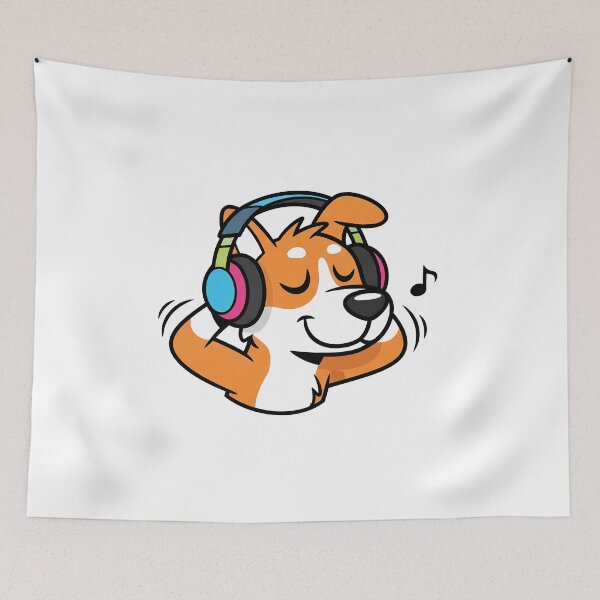 Item preview, DJ Dog With Headphones, Cavapoo Music Lover, Puppy Jaming designed and sold by UniqueXee.