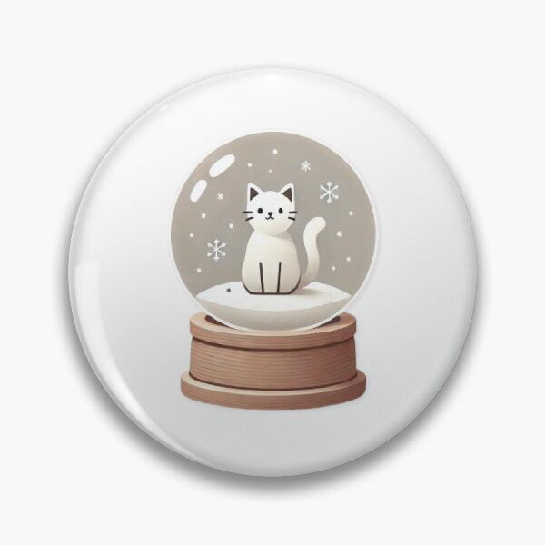 Item preview, Cat in a Glass Snowball designed and sold by PurrrfectCats.