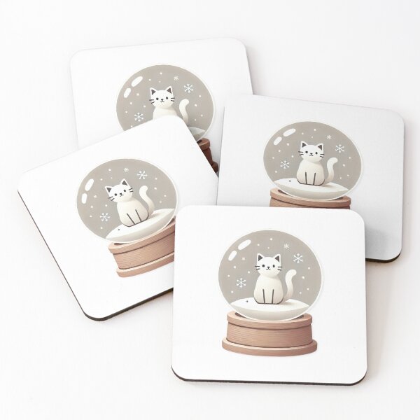 Item preview, Cat in a Glass Snowball designed and sold by PurrrfectCats.