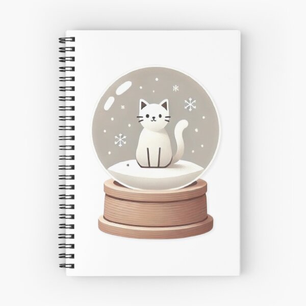 Item preview, Cat in a Glass Snowball designed and sold by PurrrfectCats.