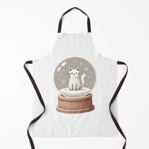 Item preview, Cat in a Glass Snowball designed and sold by PurrrfectCats.