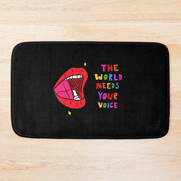 Item preview, The World Needs Your Voice designed and sold by kcmassiahren.