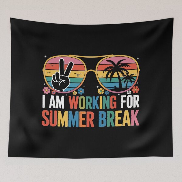 Item preview, I Am Working For Summer Break Teacher Last Day Of School designed and sold by MaryoKing.
