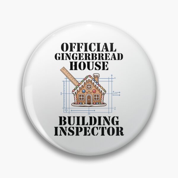 Item preview, Gingerbread House Building Inspector designed and sold by BaidenNeta.