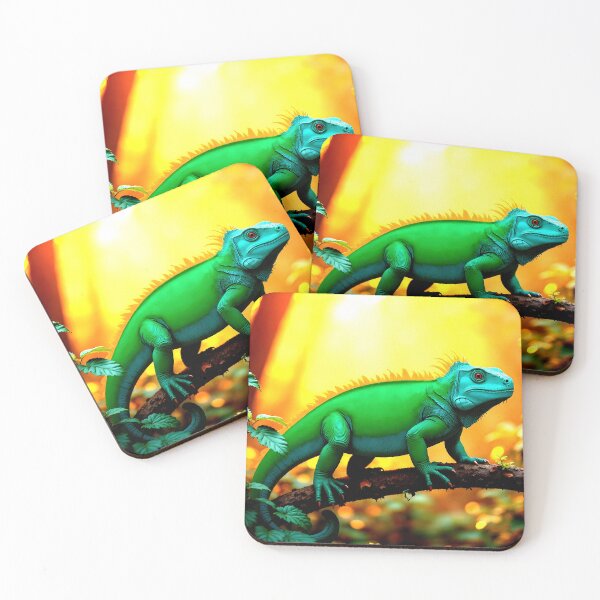 Item preview, Green iguana sunbathing designed and sold by Palatinasart.