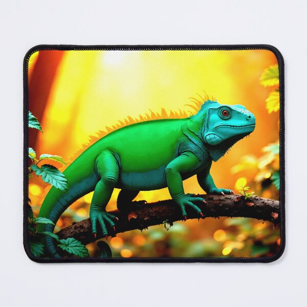Item preview, Green iguana sunbathing designed and sold by Palatinasart.