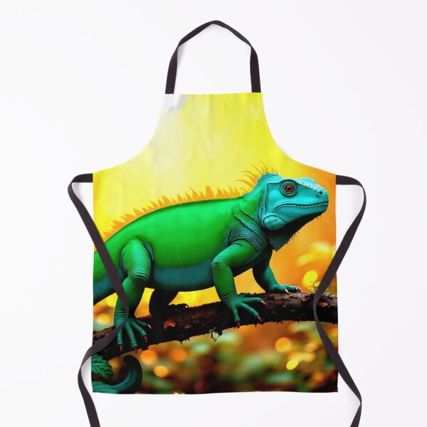 Item preview, Green iguana sunbathing designed and sold by Palatinasart.
