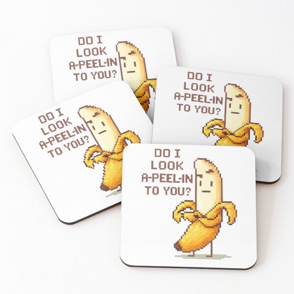 Item preview, Do I Look A-Peel-In to You Pixel Banana Funny Pun Design designed and sold by BoxaroundJacks.