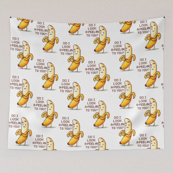 Item preview, Do I Look A-Peel-In to You Pixel Banana Funny Pun Design designed and sold by BoxaroundJacks.