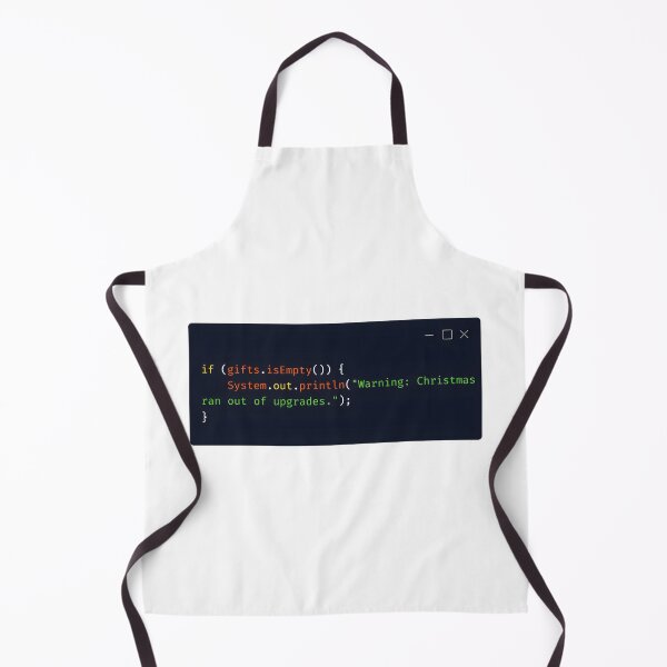 Item preview, Java Christmas Warning – “Christmas ran out of upgrades.” designed and sold by Tattee.