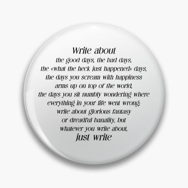 Item preview, Just Write. designed and sold by CoCoArt-Ua.