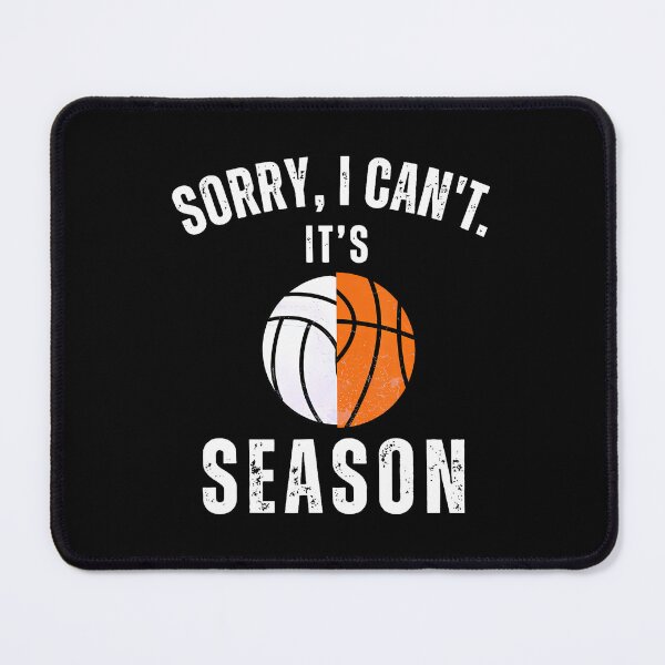 Item preview, Mom Of Both Sorry I Can'T It'S Basketball Volleyball Season designed and sold by KristyCharleen.