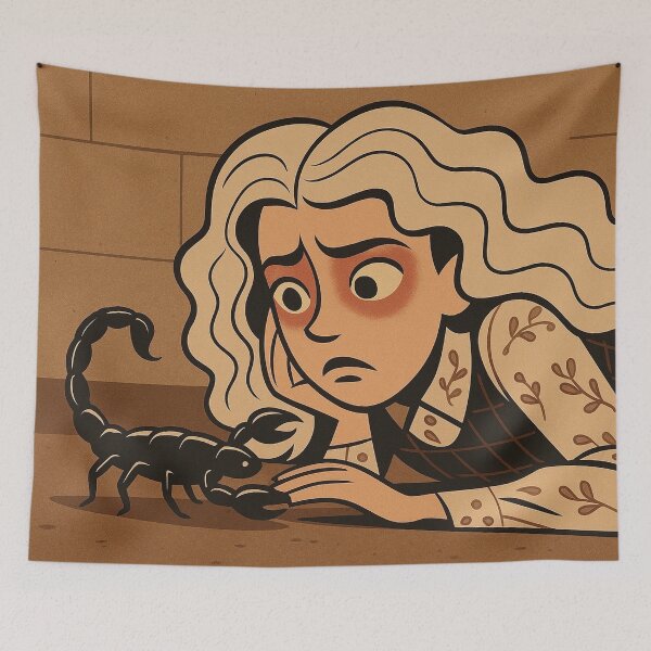 Item preview, Orphan Black - Helena and Pupok FAN ART CLONECLUB RETRO CARTOON designed and sold by Knowledge Krystals.