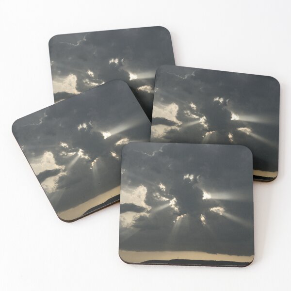 Item preview, Dramatic Sky God Rays Landscape Photography designed and sold by CarabaMaryus.