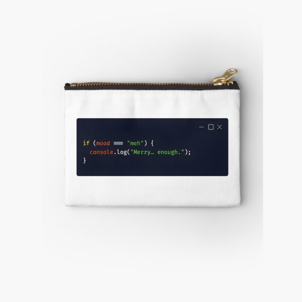 Item preview, TypeScript Holiday Snippet – “Merry… enough.” designed and sold by Tattee.