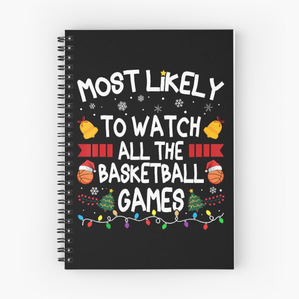 Item preview, Christmas Family Most Likely Watch All The Basketball Games designed and sold by KristyCharleen.