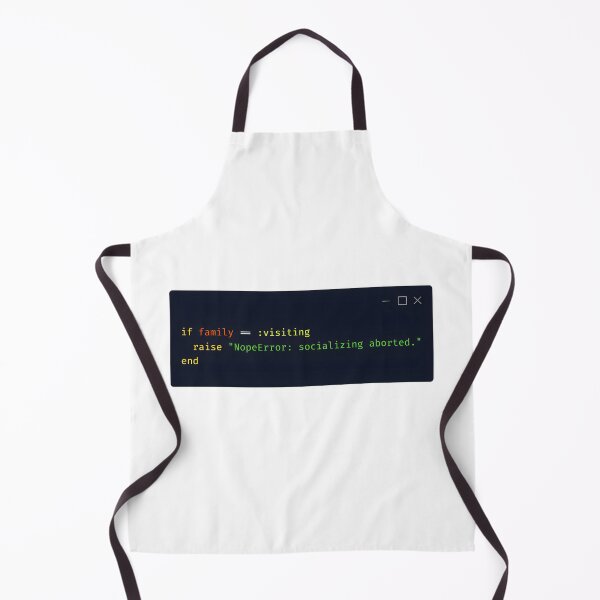 Item preview, Ruby Holiday Error – “Socializing Aborted.” designed and sold by Tattee.