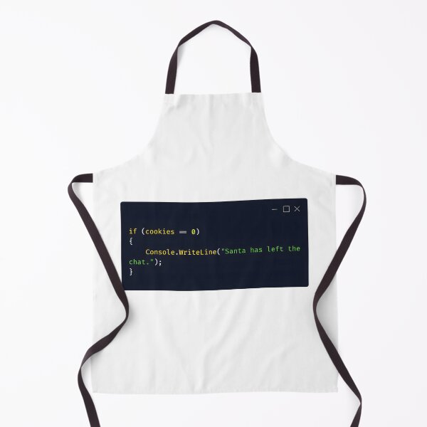 Item preview, C# Christmas Snippet – “Santa has left the chat.” designed and sold by Tattee.