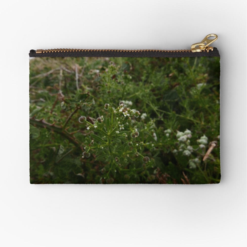Cleavers (Galium aparine) Zipper Pouch