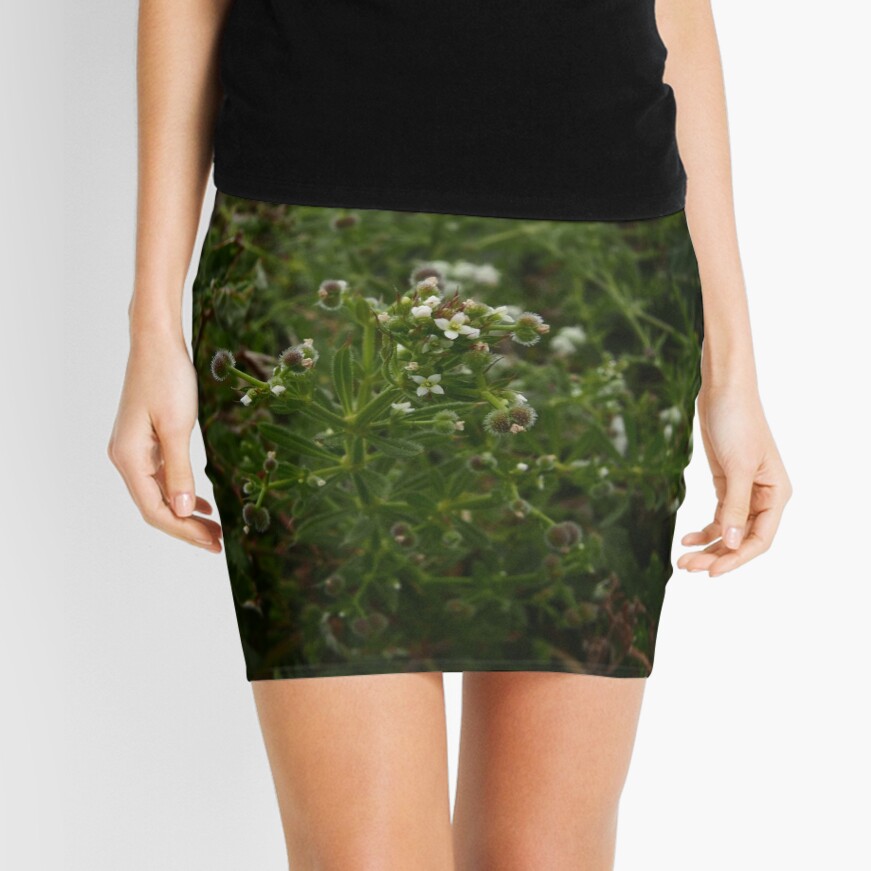 Cleavers (Galium aparine) Mini Skirt
