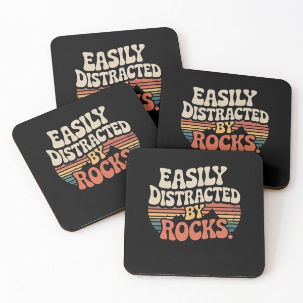 Item preview, EASILY DISTRACTED BY ROCKS designed and sold by Mateusz Majcherek.