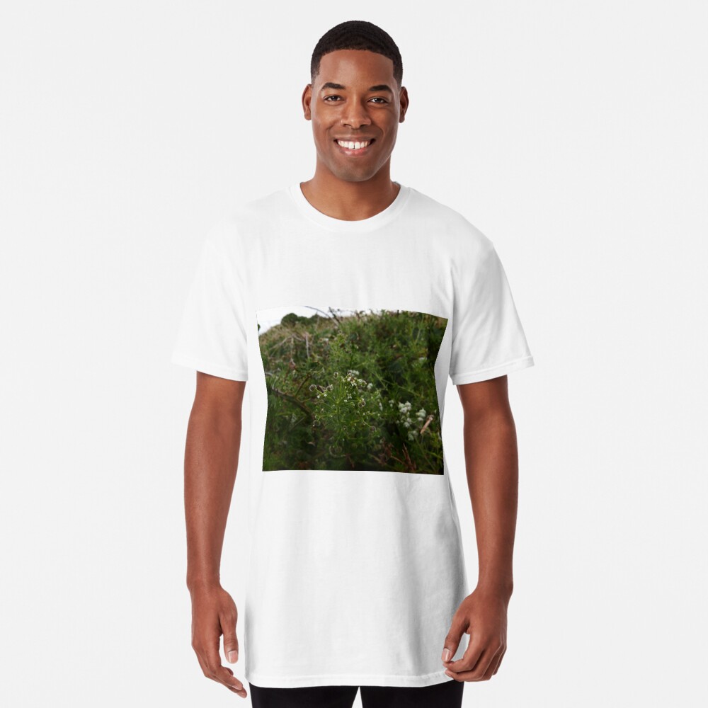 Cleavers (Galium aparine) Long T-Shirt
