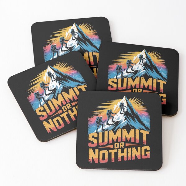 Item preview, Climbing shirt summit or nothing designed and sold by DreamOnShirts.