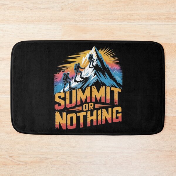 Item preview, Climbing shirt summit or nothing designed and sold by DreamOnShirts.