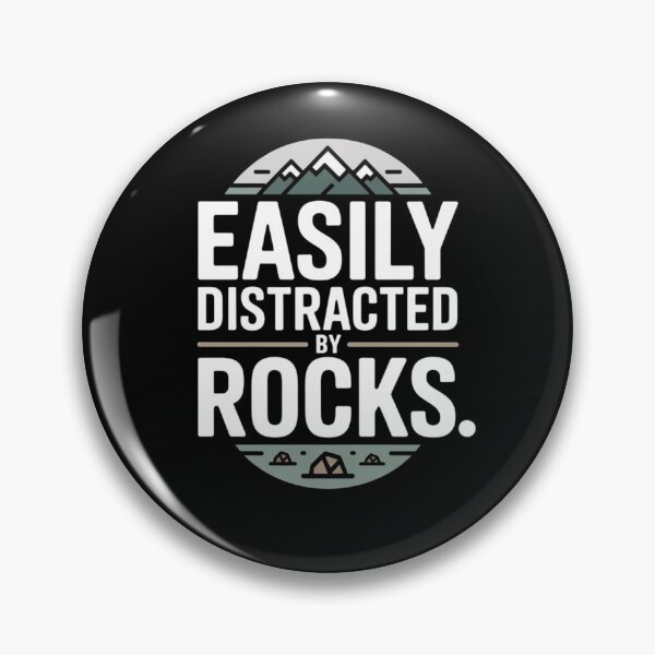 Item preview, EASILY DISTRACTED BY ROCKS designed and sold by Mateusz Majcherek.