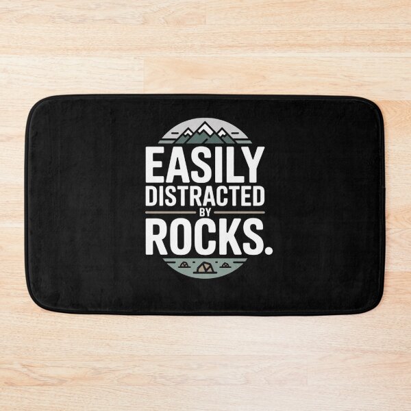 Item preview, EASILY DISTRACTED BY ROCKS designed and sold by Mateusz Majcherek.