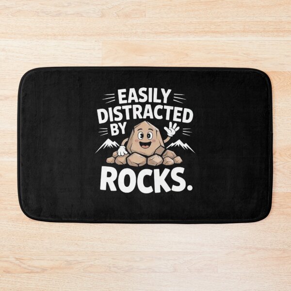 Item preview, EASILY DISTRACTED BY ROCKS designed and sold by Mateusz Majcherek.