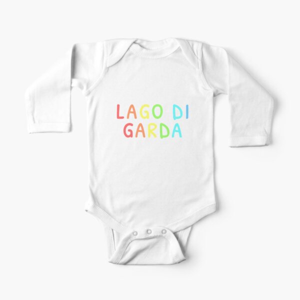 Lago Di Garda Color Long Sleeve Baby One-Piece