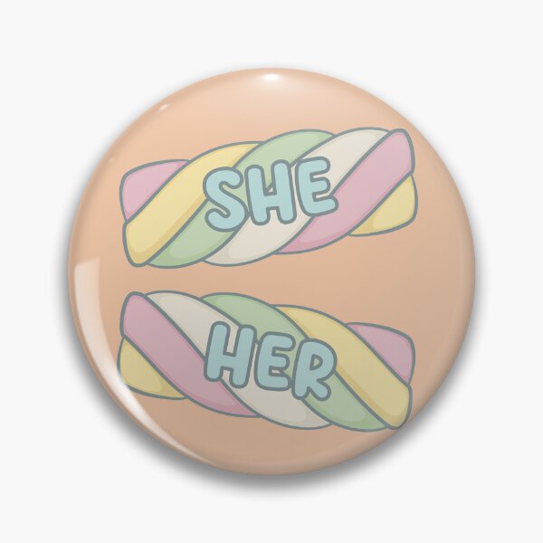 Item preview, Marshmallows She/Her Pronouns designed and sold by MoonMint.