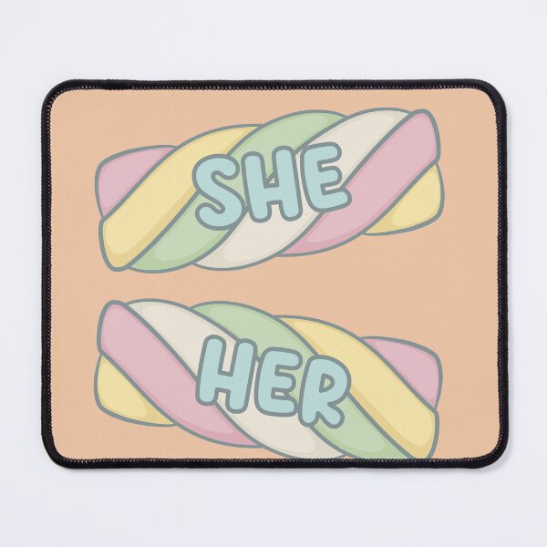 Item preview, Marshmallows She/Her Pronouns designed and sold by MoonMint.