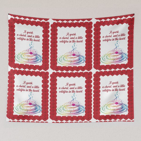 Item preview, Retro Vintage Musical Heart Art – Roses & Spiral Notes, Todd Snider designed and sold by GraphixKing999.