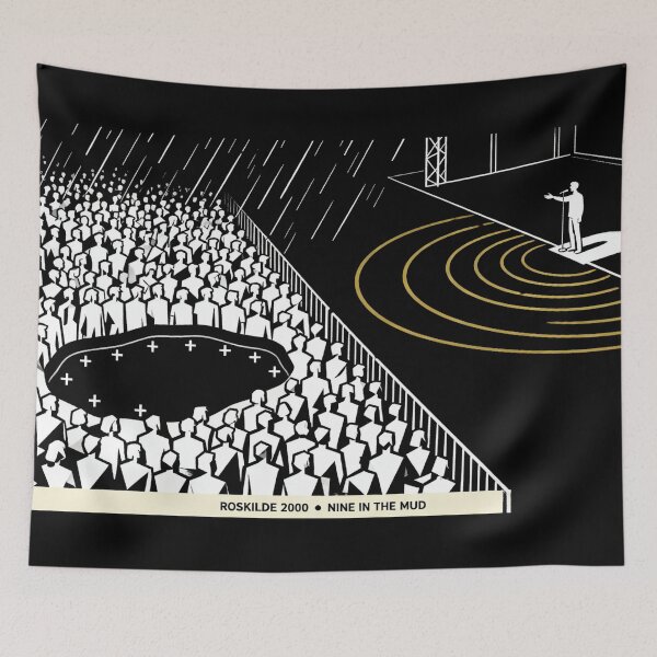 Item preview, Nine in the Mud – Roskilde 2000 Memorial designed and sold by GeoWhimsy Studio.