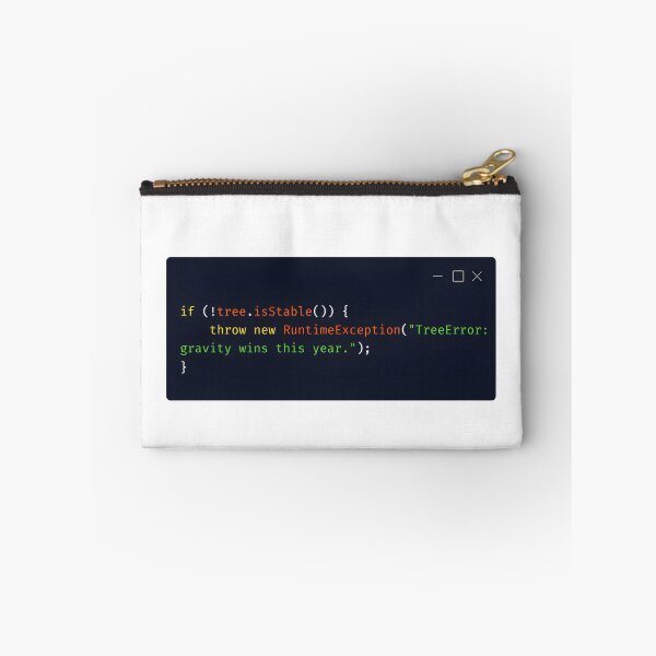 Item preview, Java Holiday Exception – “TreeError: gravity wins.” designed and sold by Tattee.