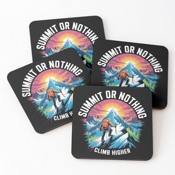 Item preview, Summit or nothing climb higher designed and sold by DreamOnShirts.