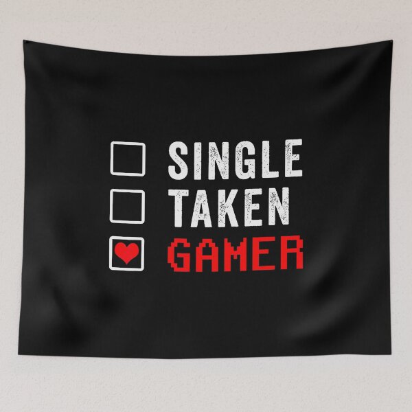 Item preview, Single Taken Gamer Valentines Day Funny Gaming Video Games designed and sold by LeanneSandra.