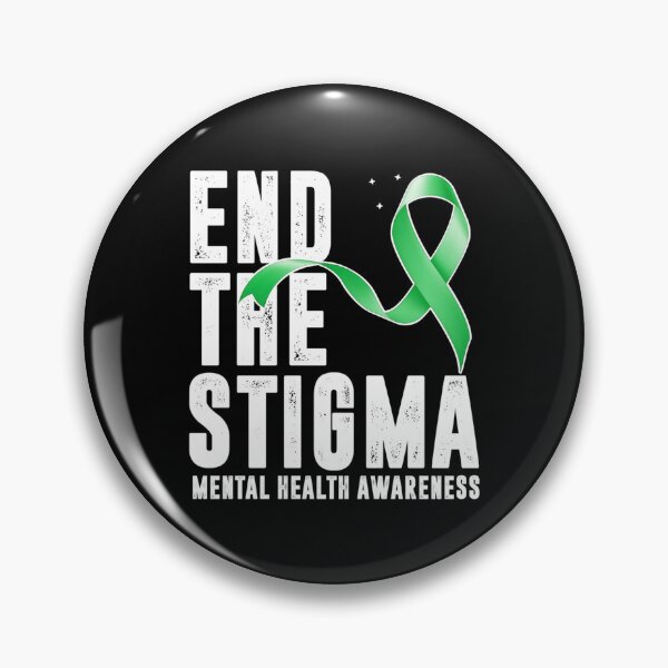 Item preview, End The Stigma Mental Health Awareness Green designed and sold by kcmassiahren.