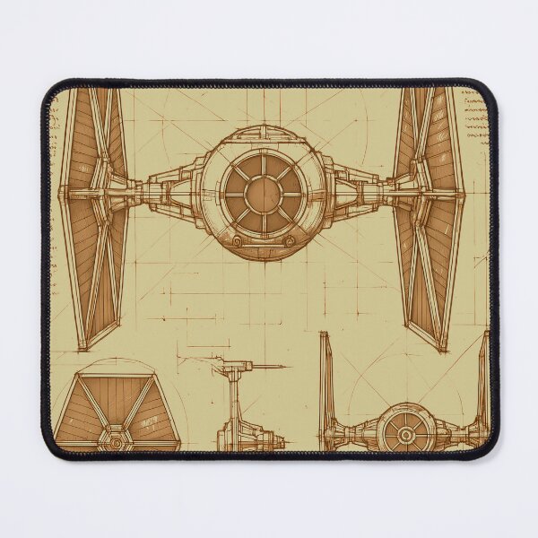 Item preview, Da Vinci’s Imperial Flight: TIE Blueprint designed and sold by agearb.