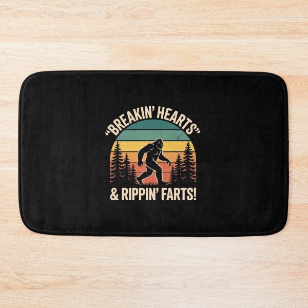 Item preview, Breakin Hearts Rippin Farts Bigfoot Squatchy Sasquatch designed and sold by EllinoKlemo.
