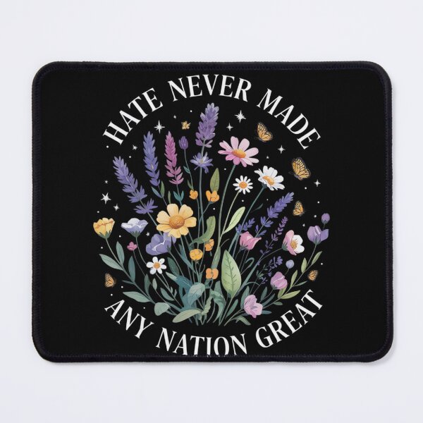 Item preview, Hate Never Made Any Nation Great Floral Peace Floral  designed and sold by VerseFarm.