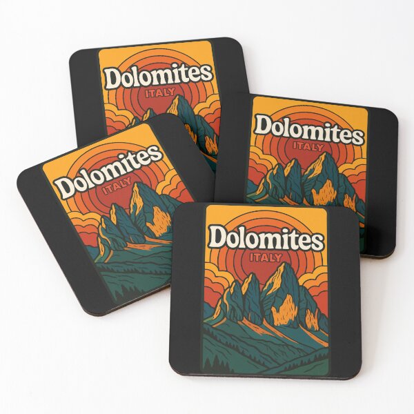 Item preview, Dolomites Mountain Italy Europe Retro designed and sold by TomFrontierArt.