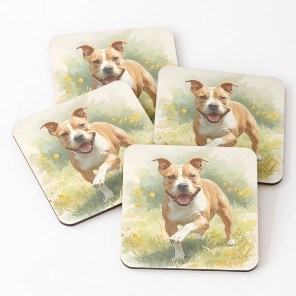 Item preview, Staffordshire bull terrier designed and sold by MoonMonkeyNbear.