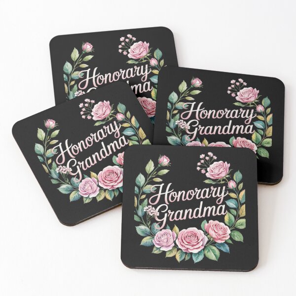 Item preview, Honorary Grandma Floral  designed and sold by VerseFarm.