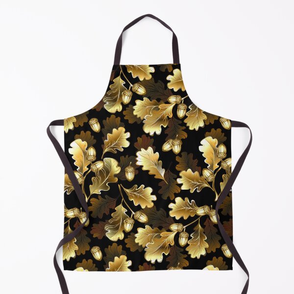 Item preview, Seamless with golden oak branches designed and sold by Blackmoon9.